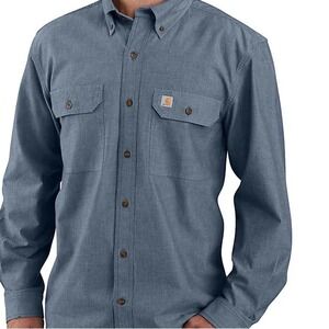 Carhartt Blue Button-Up Shirt size small NWT